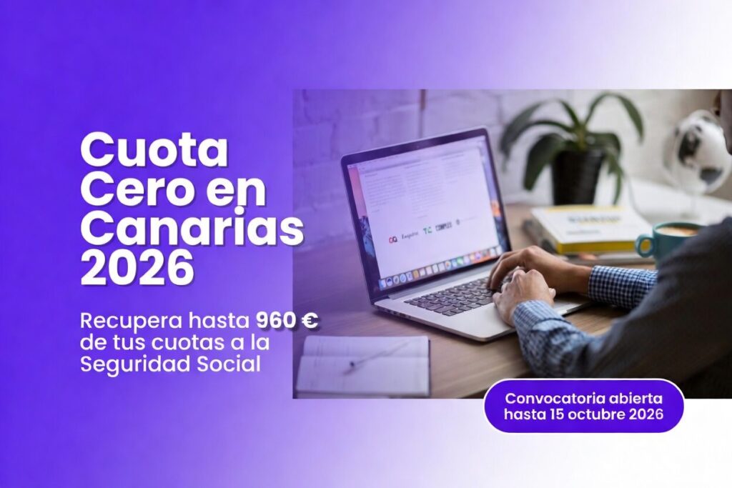 Cuota Cero para autónomos en Canarias 2026