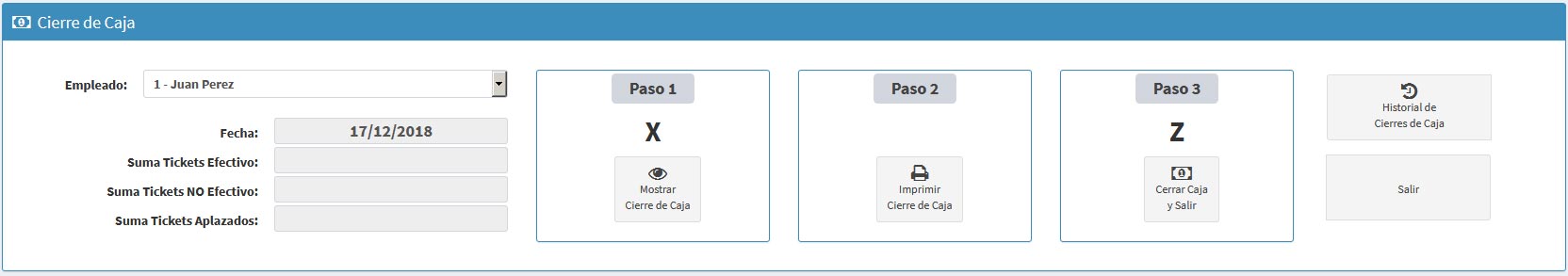 Cierre de caja