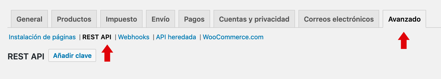 Integración WooCommerce